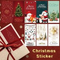 ราคา 【2 ชิ้น】ใหม่ สติกเกอร์ฉลาก ลายการ์ตูนซานต้าคลอส มีกาวในตัว ทรงสี่เหลี่ยม ขนาด 5*10 ซม. สําหรับติดตกแต่งกล่องของขวัญ 2024 (23685796412)