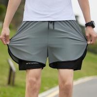 ราคา รวดเร็วกางเกงกีฬาชายกางเกงขาสั้นทรงบางพอดีกางเกงขาสั้น 4 สี (27233685415)