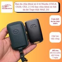 ราคา ซองหนังสี่เหลี่ยมกุญแจรถสําหรับ MAZDA CX5 CX8 CX30 Mazda 2 3 6 CX3, หนังวัวแท้แฮนด์เมดคุณภาพสูง (42061139977)