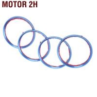 ราคา Happiness House*-TH 4PCS Wheel Hub Ring Decoration Decoration Spacer Aluminum Alloy สำหรับการดัดแปลงรถยนต์ (41467647304)
