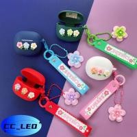 ราคา For EDIFIER X5 Pro / Z3 Pro Case EDIFIER X2S Silicone Soft Case Cute Flower Pendant Keychain EDIFIER W320TN / W220T Shockproof Shell EDIFIER TWS1 Pro2 Protective Cover (26150831689)