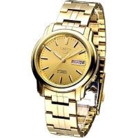 ราคา Seiko 5 Sports Automatic นาฬิกาข้ิอมือผู้ชาย Goldรุ่นSNKK76K1 (340081341)