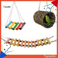 ราคา ท็อปส์* 3ชิ้นเปลญวนบันไดนกแก้วหนูแฮมสเตอร์กระรอกเล่นของเล่นสัตว์เลี้ยงกรงนกแขวนตกแต่ง (56553298302)