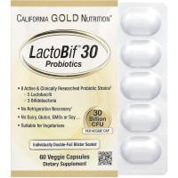 ราคา California Gold Nutrition LactoBif® 30 Probiotics, 30 Billion CFU, 60 Veggie Capsules (54453525189)