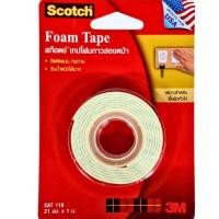 ราคา DIY✏️ Scotch® 3M เทปโฟม กาวสองหน้า โฟมสองหน้า เทปสองหน้า CAT110 21mmx1m /2m/3m/ 5m สามเอ็ม กาว2หน้า เทป2หน้า (44354182038)