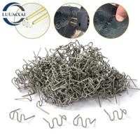 ราคา LUUMXAI 500pcs เครื่องเย็บกระดาษร้อนลวดเย็บกระดาษอุปกรณ์บัดกรี 0.8 มม.S Wave ซ่อมกันชนรถยนต์ (44703659503)