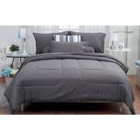 ราคา FOUNTAIN ผ้านวม พร้อม ผ้าปูที่นอน 3.5 ฟุต ฟาวเท่น สีเทา02 (25214771642)