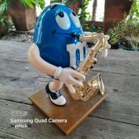 ราคา M&M's candy Dispenser saxophonist เอ็ม&เอ็ม เป่าแซคโซโฟน ที่ใส่ขนมเอ็มแอนด์เอ็ม สภาพดีค่ะ (21423545407)