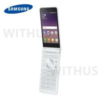 ราคา Samsung Galaxy Folder2 สีขาว G160N 2GB+32GB 8MP กล้อง 4G LTE Wifi android 6.0 Dual SIM Flip สมาร์ทโฟนมือสอง FJGH (41966240606)