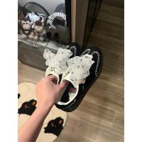 ราคา ลูกไม้เปลี่ยน All-Match Shoelace DIY ผ้าไหมเชือกผูกรองเท้าเยอรมันรองเท้าเกาหลีรุ่นบัลเล่ต์สไตล์ริบบิ้น DIY รองเท้าผ้าใบลูกไม้ Pearl รองเท้าหัวเข็มขัดสีขาวสีเทาเชือกผูกรองเท้า 9U56 (52151037740)