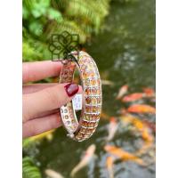 ราคา กำไลบุษราคัมแท้ จันทร์บุรี อัญมณีหาอยากพลอยแท้ AUFU STORE (43660433550)