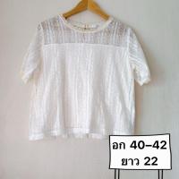 ราคา เสื้อเบลาส์ เสื้อยืดผู้หญิง แบรนด์ GLACIER มือสอง (B0001) (27460401031)