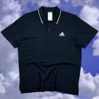 ราคา เสื้อ Adidas Vintage Polo Black (Size L) มือสอง (28229826824)