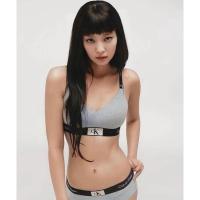 ราคา Calvin Klein (ของแท้ มือ1) 1996 Lightly Lined Bralette (สีดำ) (24130566608)