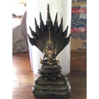 ราคา พระสมเด็จจักรพรรดิ์ ปางนาคปรก หล่อจากแร่เหล็กน้ำพี้แท้100% ฐานกว้าง 6 นิ้ว ,สูง 13 นิ้ว (27004450583)