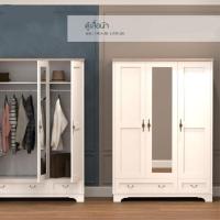 ราคา ตู้เสื้อผ้าวินเทจ 3 ประตู มีลิ้นชัก (17287143423)