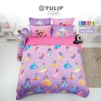 ราคา Tulip Disney ผ้าปูที่นอน 3.5/5/6 ฟุต + ผ้านวม Digital Print ลายเจ้าหญิง Princess DLD005 ลิขสิทธิ์แท้ดิสนีย์ (19076550551)