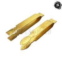 ราคา -โปรดอ่าน- แหนบ จับจีบ ลายขนม ช่อม่วง ปากแบน/ปากใบไม้ - 1 อัน โปรดเลือก (5820893703)