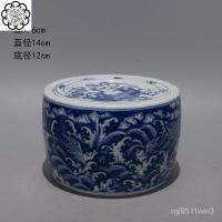 ราคา JCKD ราชวงศ์หมิงซวนเต๋อปีสีฟ้าและสีขาวลายสัตว์ทะเลหม้อจิ้งหรีดของเก่าของเก่าสินค้าเก่าเครื่องลายครามเก่าคอลเลกชันวัตถุเก (28802577980)