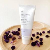 ราคา The Face Shop Air Cotton MakeUp Base SPF30 PA++ 35ml .#02 Lavender เมคอัพเบสสีม่วงเนื้อเนียนนุ่ม (40400529898)