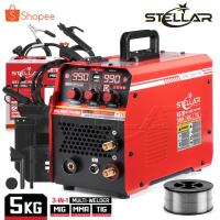 ราคา STELLAR ตู้เชื่อม MIG ตู้เชื่อมไฟฟ้า 3 ระบบ ขนาด 5 กิโล รุ่น MIG/MMA/TIG-990 พร้อมระบบ FLUX CORED, MIG, TIG LIFT และ MMA (23072548922)