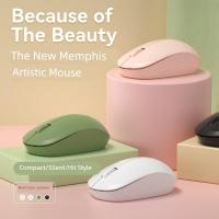 ราคา mouse bluetooth เมาส์บลูทูธ เมาส์ไร้สายเงียบแบบมีสายสาวน่ารักโน๊ตบุ๊คคอมพิวเตอร์ตั้งโต๊ะธุรกิจสํานักงานเกมชาร์จแบบพกพา (48653743088)