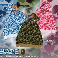 ราคา [ของแท้ออกShop]BAPE ABC Camo Shark Full Zip Hoodie พร้อมส่ง (42211410368)
