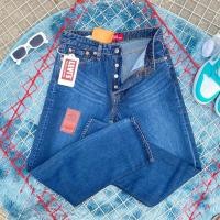 ราคา กางเกง ยีนส์ L-e-v-i'-s 501 ผ้าดิบ ริมแดง นิยม100\ปี กางเกงยีนส์ลีวายส์ กางเกงยีนส์ทรงกระบอก ลีวายส์ป้ายหนังส้มเป้ากระดุ (21972507049)