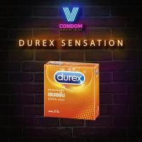 ราคา Durex Sensation ถุงยางอนามัย ผิวไม่เรียบ 3 ชิ้น ขนาด 52 มม (29215361797)