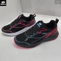 ราคา HARA Sport รองเท้าวิ่ง รองเท้าผ้าใบ ชาย/หญิง รหัสรุ่น J99 สีดำชมพู/สีดำแดง SIZE 38-46 (42211697790)