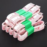 ราคา 5/10ชิ้นร่างกายนุ่มเทปวัดตัดเสื้อจักรเย็บผ้าไม้บรรทัดผ้าสําหรับวัดเอว (56653650246)