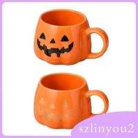 ราคา [szlinyou2] แก้วกาแฟเซรามิกแปลกใหม่ฤดูใบไม้ร่วงถ้วยวันหยุดแก้วรูปฟักทองกาแฟวันหยุด (51153868524)