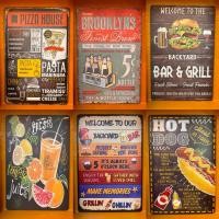 ราคา แผ่นป้ายสังกะสี วินเทจ ตกแต่งร้านอาหาร Cafe (42052020736)