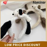 ราคา ACECINAR ที่คาดผม, Snoopy Wash Face Band Plush Ear Headbands, การ์ตูนสไตล์เกาหลี Big-eared Dog Hoop ยางรัดผมคอสเพลย์ Party (45453576329)