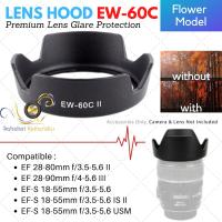 ราคา เลนส์ ew-60cii Canon EF-S 18-55 มม.is II III 55-250 มม.EF 28-90 มม.28-80 มม.EW60CII กล้อง EOS DSLR EW-60CII 58 มม. (26343529344)