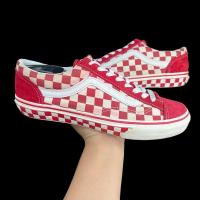 ราคา Vans Old Skool Style36 Made In Usa 80's Red / White Checkerboard Suede / Canvas Scene AG⚡️ (27457521920)