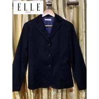 ราคา ELLE dark blue boy blazer suit เบลเซอร์สูท สีกรมเข้มๆเลย ทรงบอย แบรนด์แอล เนื้อผ้าสูท ซับสูท สูทสมัครงาน สูททรงบอย (19347115700)