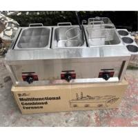 ราคา หม้อทอด เตาทอดเฟรนฟราย หม้อทอด 2ช่อง 3ช่อง หม้อทอดแบบใช่แก๊ส (13092600545)