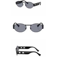 ราคา ของแท้ Versace VE2264 กรอบรูปไข่แว่นกันแดดโลหะ (29817025709)