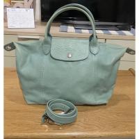 ราคา Longchamp แท้ สีฟ้า รุ่นหนังแกะทั้งใบ (11783319029)