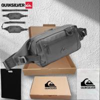 ราคา Quiksilver กระเป๋าคาดเอวกันน้ํา Quicksilver Bag Quiksilver Sling Bag Quiksilver กระเป๋าคาดเอว โลโก้เหล็ก (43614630506)