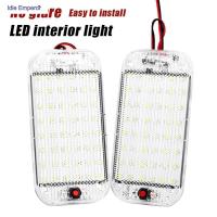 ราคา ใหม่ โคมไฟติดเพดานรถยนต์ 48LED 12-80V SMD LED พร้อมสวิตช์เปิด ปิด สําหรับรถยนต์ รถบรรทุก รถพ่วง RV Motorhome (46700310968)