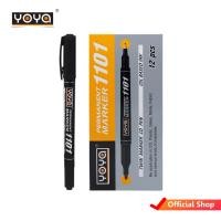 ราคา YOYA ปากกาเขียนซีดี 2 หัว ดำ 1101 แพ็ค 12 (29377964667)
