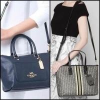 ราคา Coach mini Emma สี mignight x2 Tory Burch Tote สีดำ มีสายสะพาย x2 (6641235829)