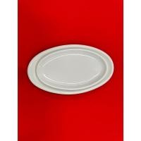 ราคา จานเปลลึก จานเซรามิค จานกระเบื้อง สีขาว (25169773893)