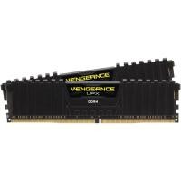 ราคา แรม DDR4 16GB (8GBx2) CORSAIR VENGEANCE LPX 2666 BLACK (29568005895)