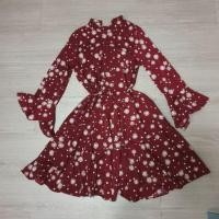 ราคา เดรสยาว ผ้าไหมญี่ปุ่น สีแดงเลือดนก พริ้วมาก ขอรูปตอนใส่ได้จ้า (7622772958)