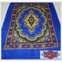 ราคา พรมผ้ากำมะหยี่พิมพ์ลายแชนเดอเรีย สีน้ำเงิน (9535798236)