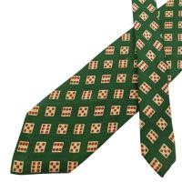 ราคา เนคไท Ralph Lauren Silk Green Dice Geometric Italy เนคไทแบรนด์เนม ของแท้ (24446172151)