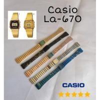 ราคา สายนาฬิกา Casio La 670 LA670 La-670WGA สายนาฬิกา Casio La-670WGA สายนาฬิกา (50103134436)